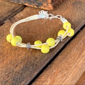 ✨VINTAGE CERAMIC BEAD BOHO STRING ANKLET BRACELET